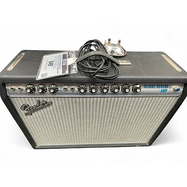 Used Fender 1968 Custom Deluxe Reverb 22W 1x12 Tube Guitar Combo Amp