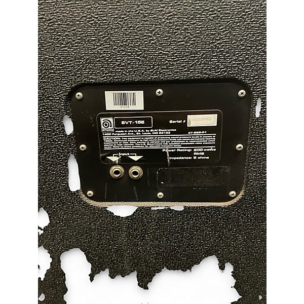Used Ampeg SVT15E Bass Cabinet