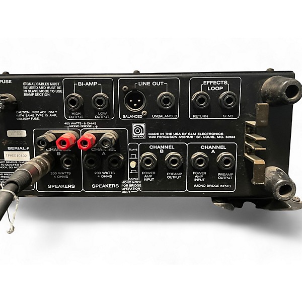 Used Ampeg Svt-400t Bass Amp Head