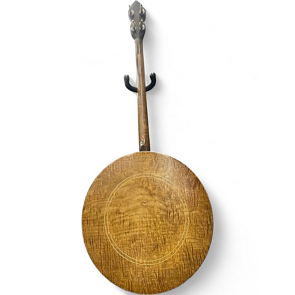 Vintage 1920s Bacon & Day Silver Bell Plectrum Tenor Natural Banjo