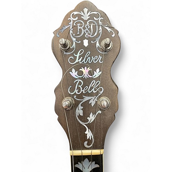 Vintage 1920s Bacon & Day Silver Bell Plectrum Tenor Natural Banjo