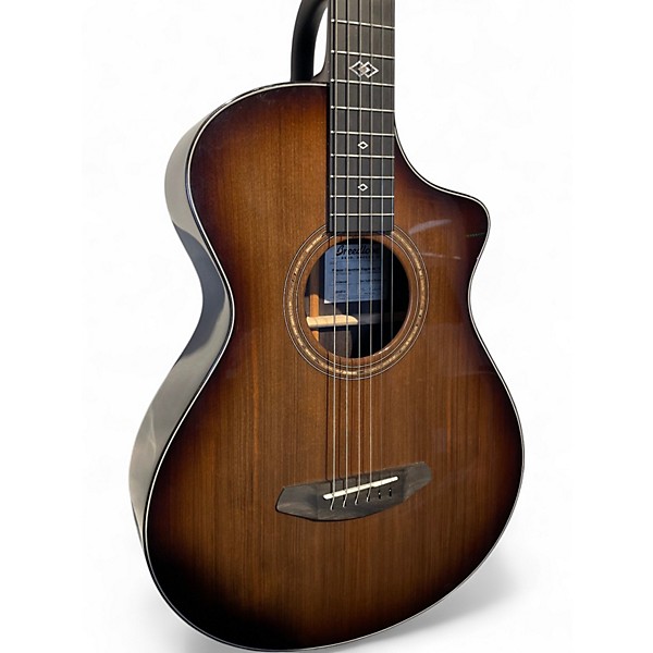 Used 2025 Breedlove Premier Concertina Edgeburst CE 2 Color Sunburst Acoustic Electric Guitar