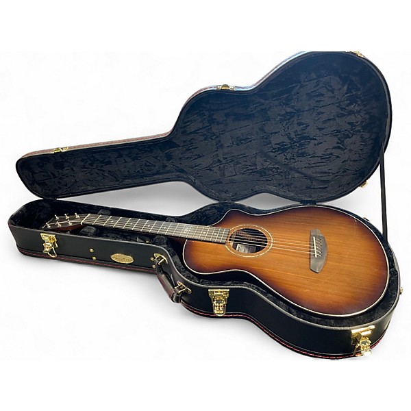 Used 2025 Breedlove Premier Concertina Edgeburst CE 2 Color Sunburst Acoustic Electric Guitar