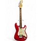 Vintage 1990s Fender 1990 MIJ Stratocaster Floyd Rose Red Solid Body Electric Guitar thumbnail