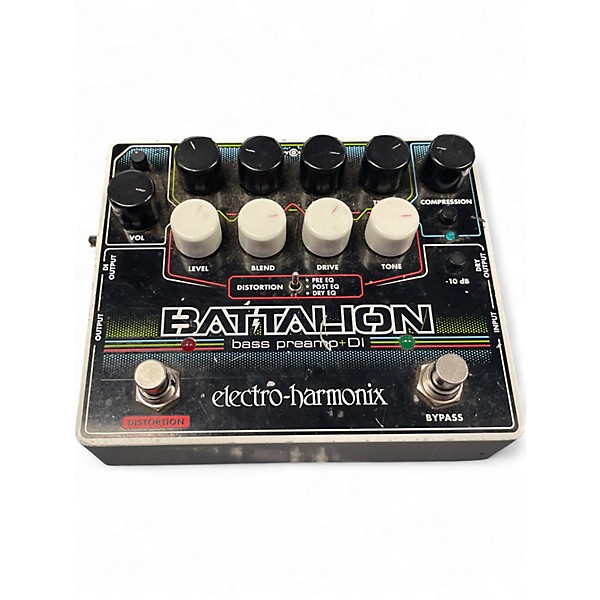 Used Electro-Harmonix BATTALION Bass Effect Pedal