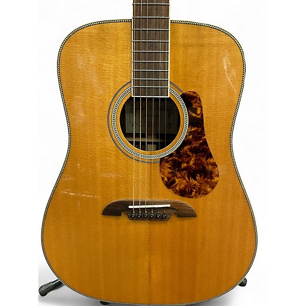 Used Alvarez md70ebg Natural Acoustic Electric Guitar