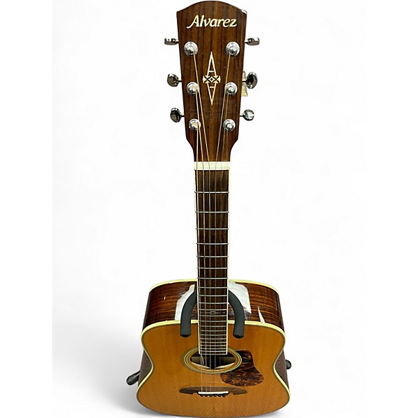Used Alvarez md70ebg Natural Acoustic Electric Guitar