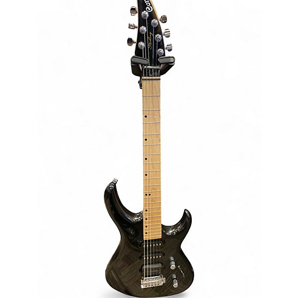 Vintage 1995 Cort S2000 Black Solid Body Electric Guitar