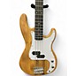 Used Glarry SHORT SCALE BASS Natural Electric Bass Guitar