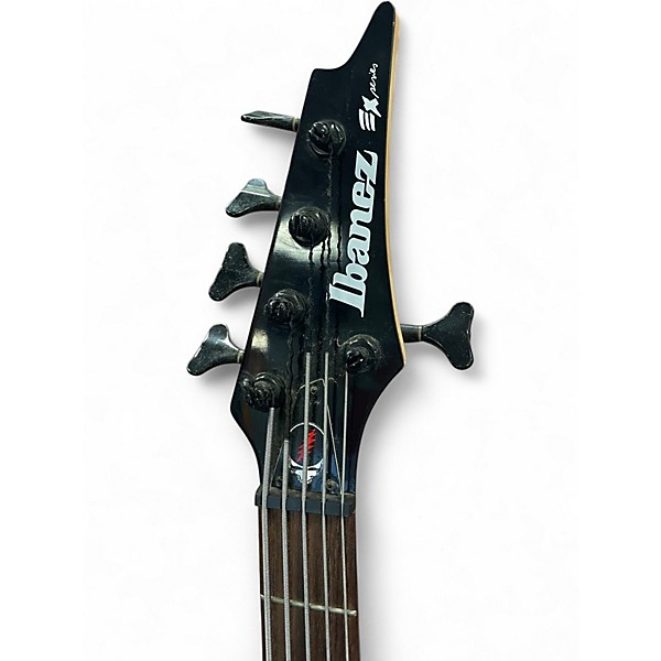 Vintage 1990s Ibanez EXB445 Black Electric Bass Guitar