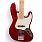 Used Squier Affinity Jazz Bass Candy Apple Red Electric Bass Guitar