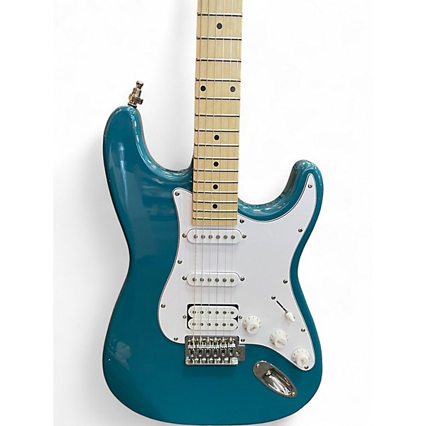 Used Monoprice indio classic Blue Solid Body Electric Guitar
