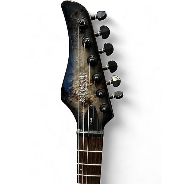 Used Schecter Guitar Research CR-6 Charcoal Solid Body Electric Guitar