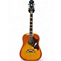 Used 2022 Epiphone DOVE STUDIO Honey Burst Acoustic Electric Guitar thumbnail
