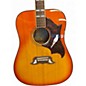 Used 2022 Epiphone DOVE STUDIO Honey Burst Acoustic Electric Guitar