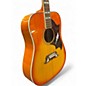 Used 2022 Epiphone DOVE STUDIO Honey Burst Acoustic Electric Guitar