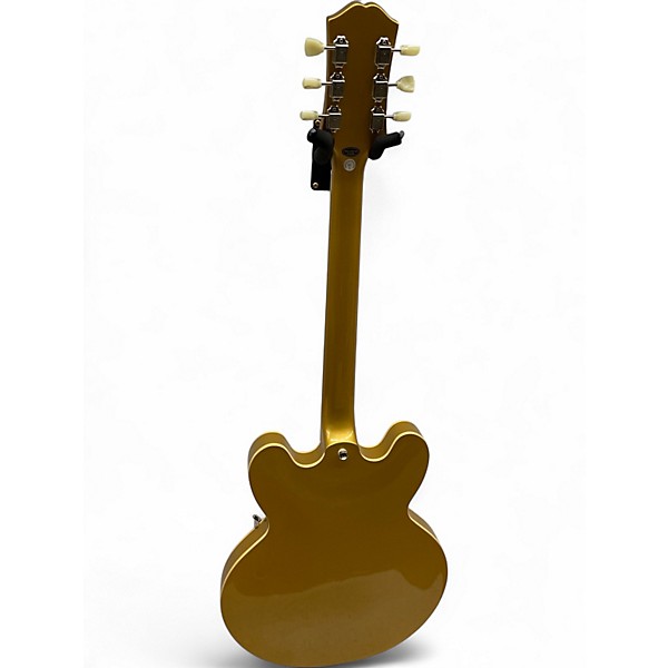 Used Epiphone es-355 Metallic Gold Hollow Body Electric Guitar