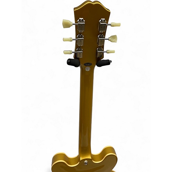 Used Epiphone es-355 Metallic Gold Hollow Body Electric Guitar