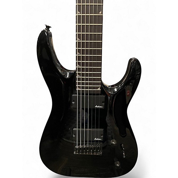 Used Jackson Dinky JS22-7 DKA HT 7 Black Solid Body Electric Guitar
