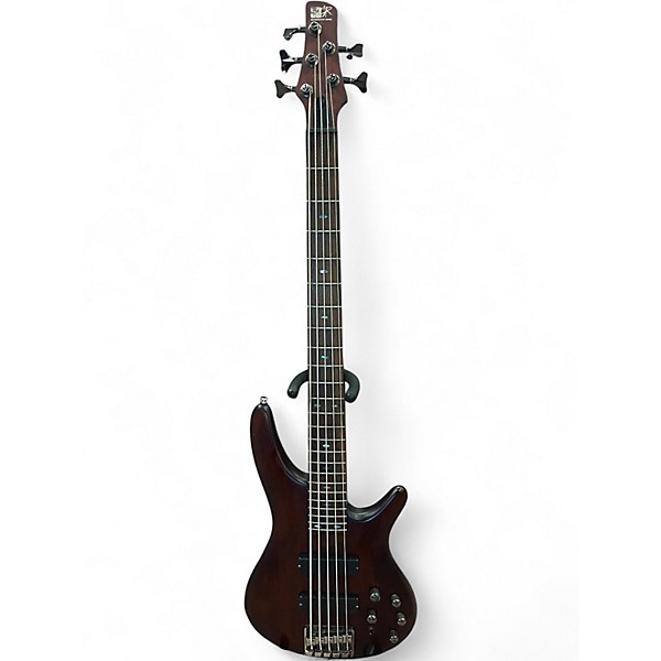 Used Ibanez SR505 5 String Mahogany Electric Bass Guitar