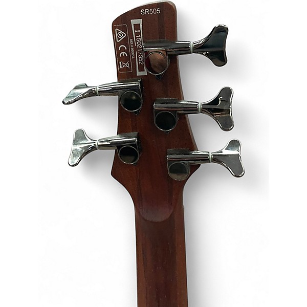 Used Ibanez SR505 5 String Mahogany Electric Bass Guitar