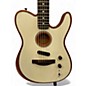 Used Fender Acoustasonic Player Telecaster Arctic White Acoustic Electric Guitar