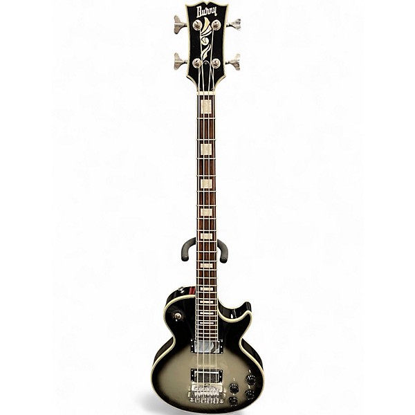 Used Burny LPB65 CUSTOM Silverburst Electric Bass Guitar