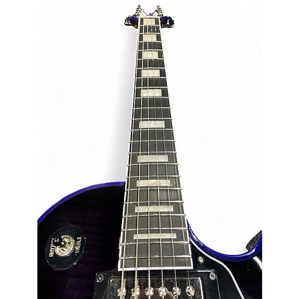 Used Epiphone Les Paul Custom Widow Purple Solid Body Electric Guitar