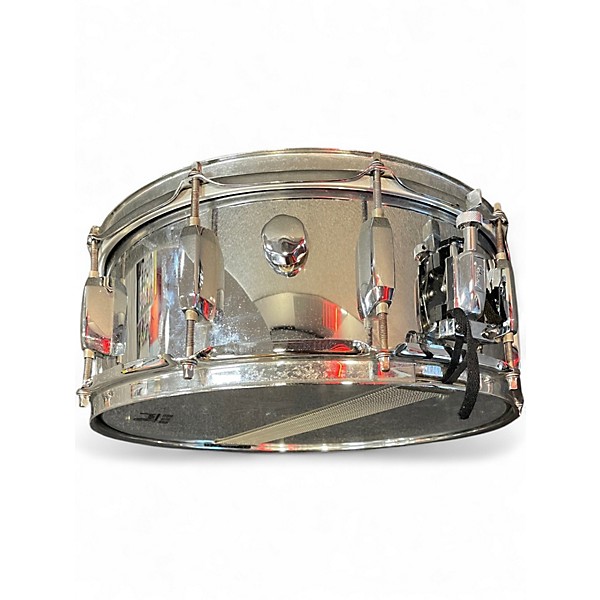 Used Pearl 14in Modern Utility Steel Snare Chrome Drum