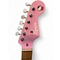 Used Squier Hello Kitty Stratocaster Single Hum Pink With Kitty Pickguard Pink Solid Body Electric Guitar