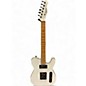 Used Squier Contemporary Telecaster HH Pearl White Solid Body Electric Guitar thumbnail