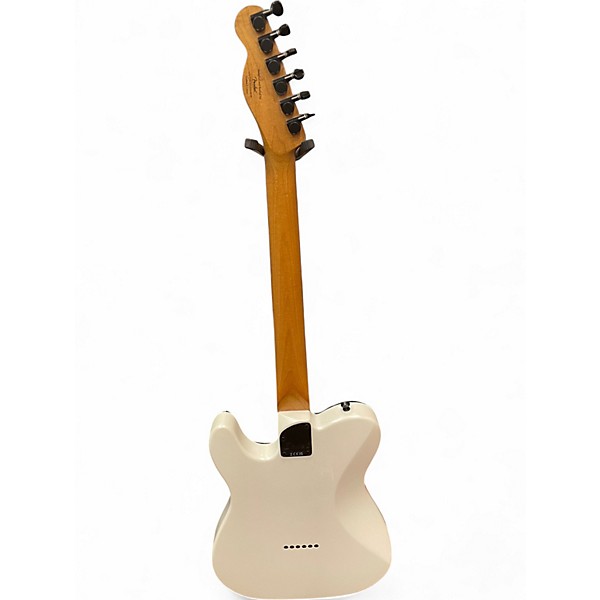 Used Squier Contemporary Telecaster HH Pearl White Solid Body Electric Guitar