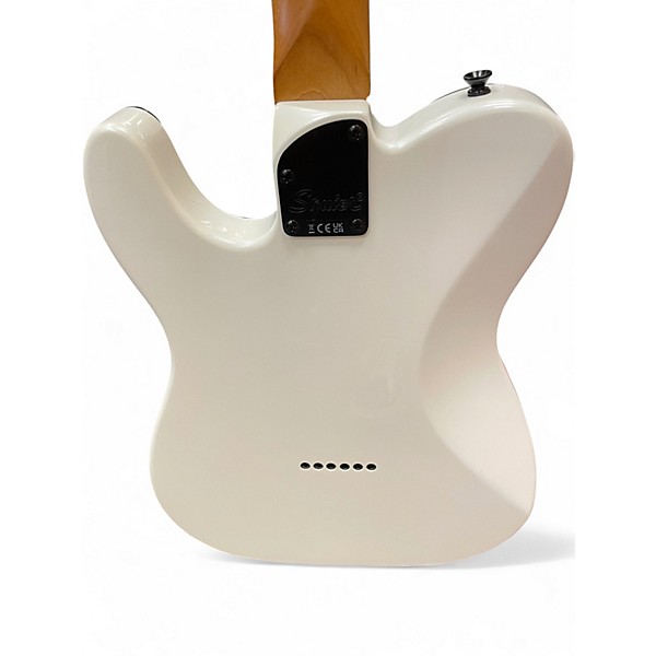 Used Squier Contemporary Telecaster HH Pearl White Solid Body Electric Guitar