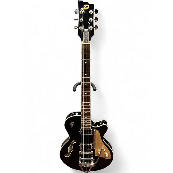 Used Duesenberg Starplayer TV Black Hollow Body Electric Guitar
