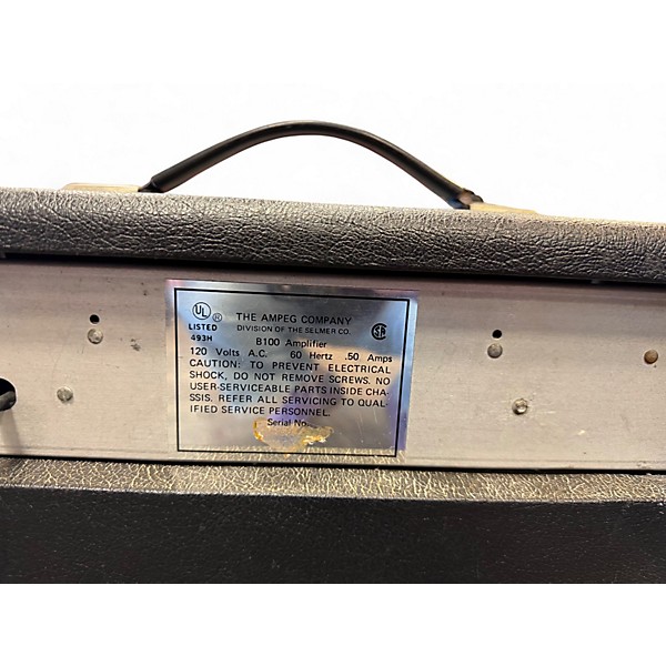 Used 1970s Ampeg B-100 Bass Combo Amp