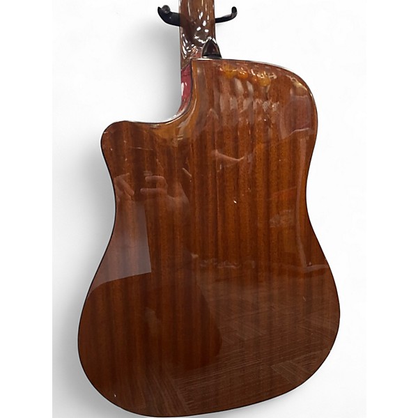 Used Fender CD60SCE Natural Acoustic Electric Guitar