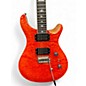 Used PRS SE Custom 24-08 QUILT TOP Orange Solid Body Electric Guitar
