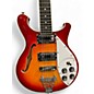 Used Harley Benton RB600 Fireglo Hollow Body Electric Guitar