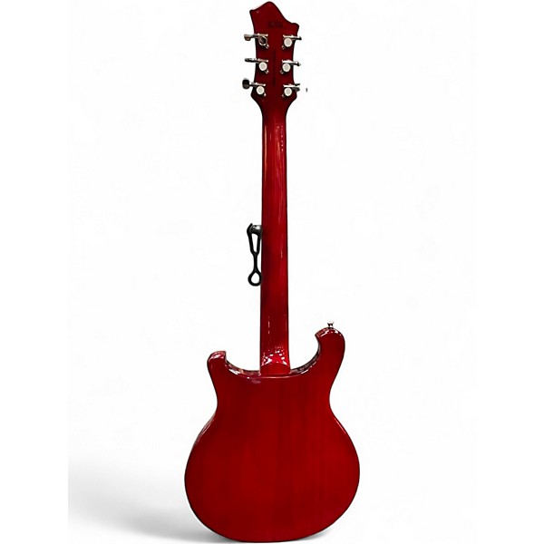 Used Harley Benton RB600 Fireglo Hollow Body Electric Guitar