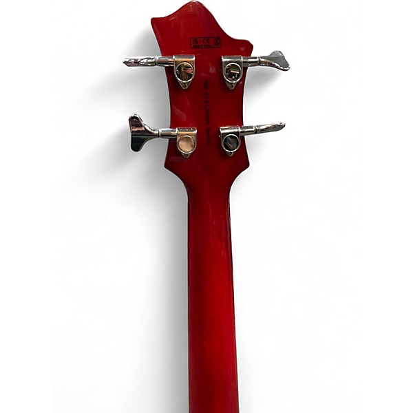 Used Harley Benton RB414 Classic Series Fireglo Electric Bass Guitar