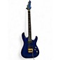 Used Harley Benton Progressive Sereies HH FR Trans Blue Solid Body Electric Guitar thumbnail