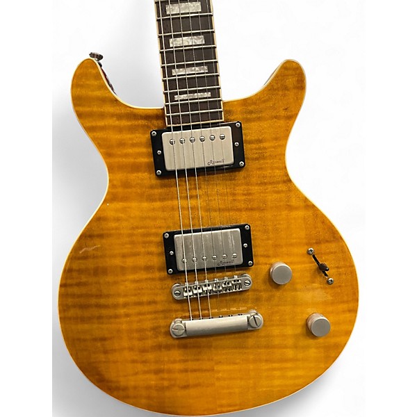 Used Harley Benton XT-22 Deluxe Yellow Tiger Solid Body Electric Guitar
