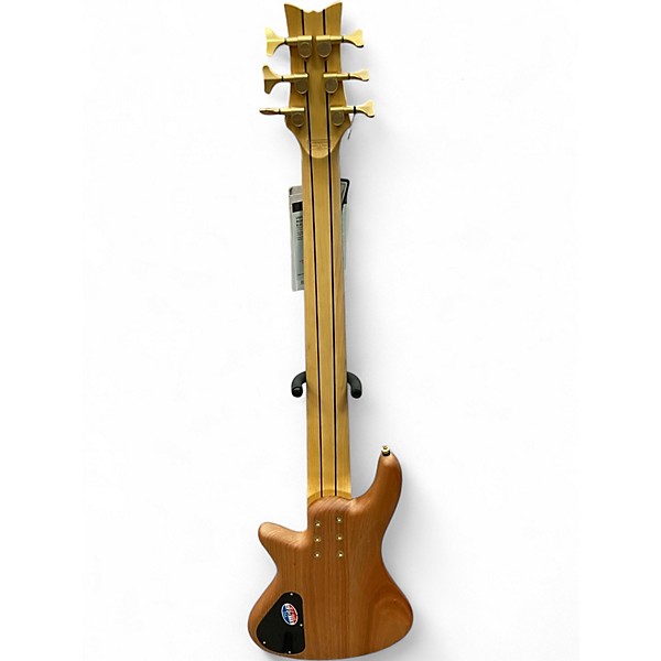 Used Schecter Guitar Research CUSTOM 6 Natural Electric Bass Guitar