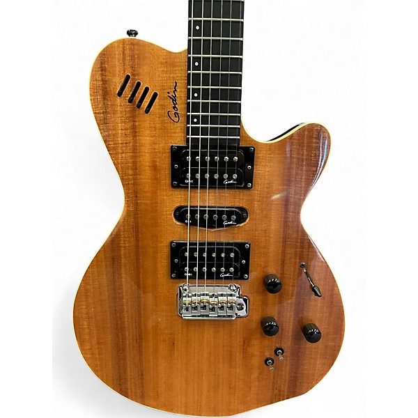 Used Godin XTSA Natural Solid Body Electric Guitar