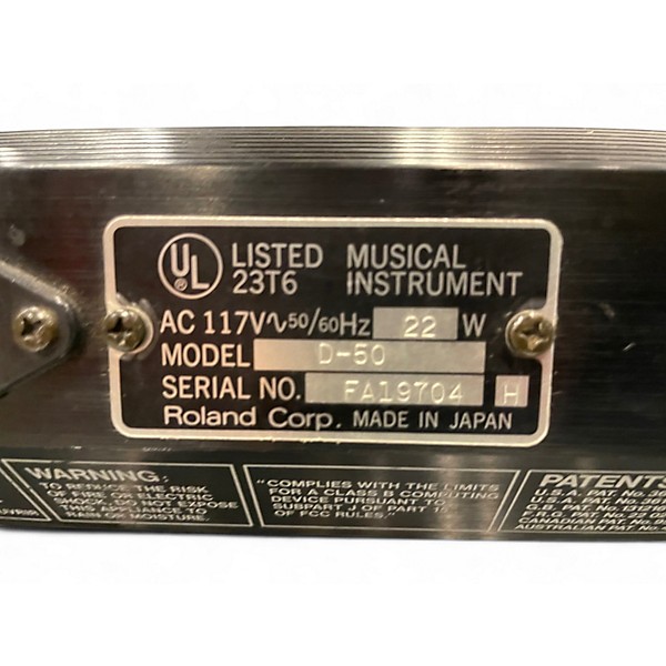 Used Roland d50 Synthesizer