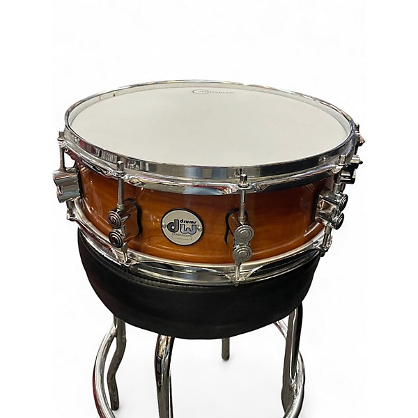 Used DW 14X5 Design Series Snare 14x5 Amber Drum