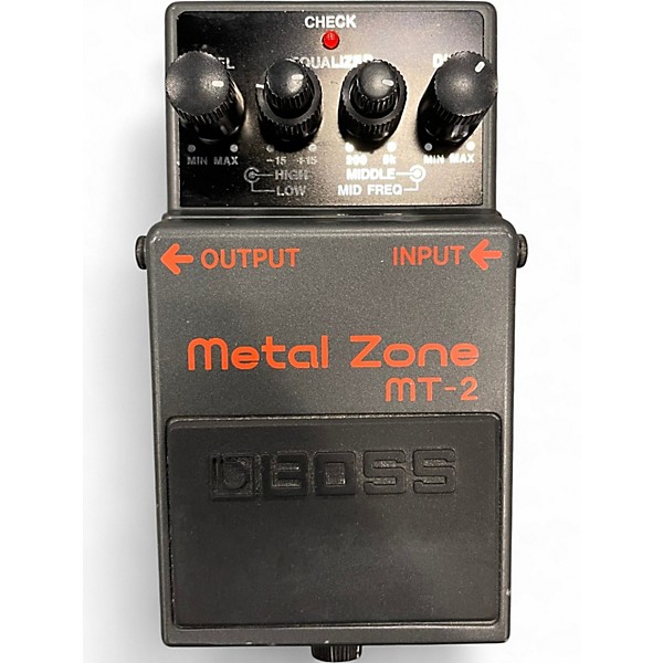 Used BOSS MT2 Metal Zone Distortion Effect Pedal