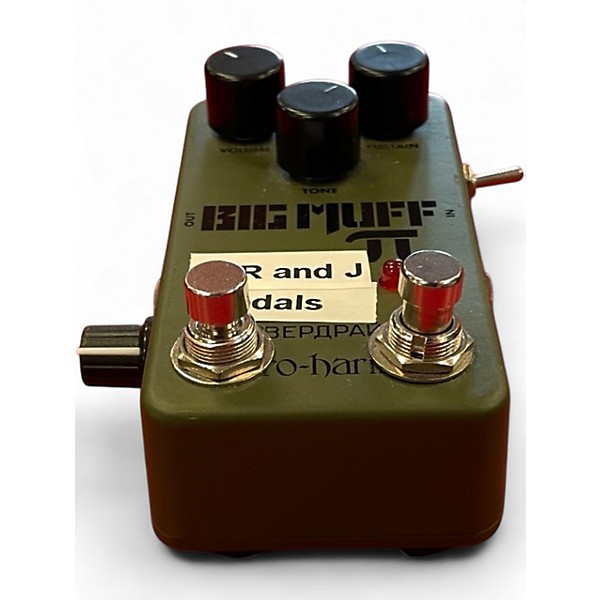 Used Electro-Harmonix Green Russian Big Muff Pi Fuzz Effect Pedal