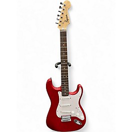 Used Squier Bullet Stratocaster Hardtail Candy Apple Red Metallic Solid Body Electric Guitar