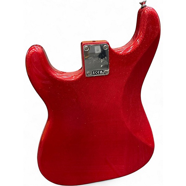 Used Squier Bullet Stratocaster Hardtail Candy Apple Red Metallic Solid Body Electric Guitar